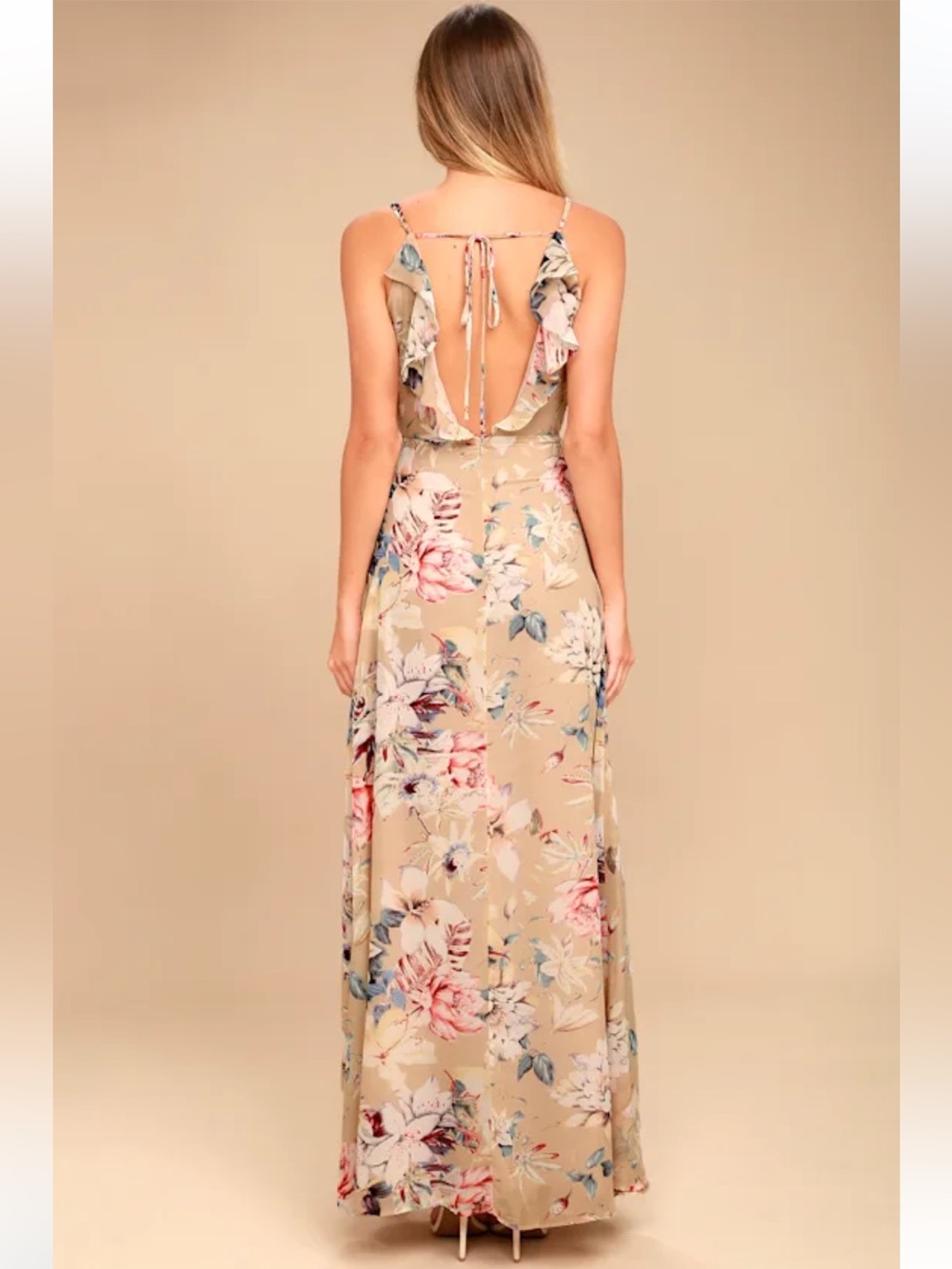 NWT Lulu's Something Just Like This Floral Maxi Dress - Picture 3 of 10